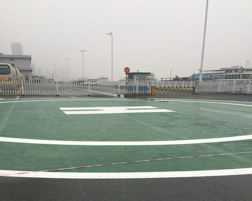三峡游客中心直升机停机坪